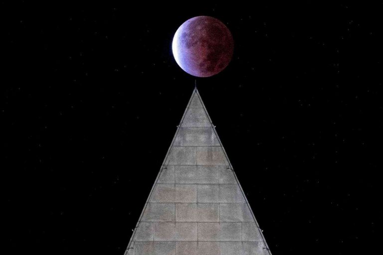 Lunar eclipse and full moon is a lunar adventure